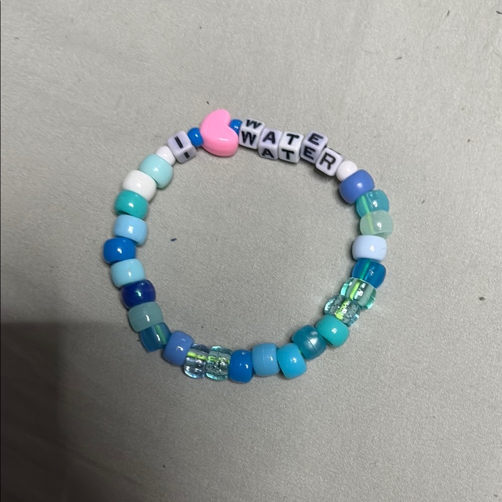 I <3 water Kandi handmade